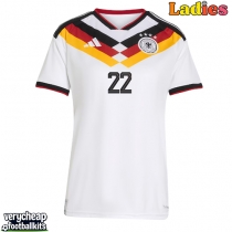 Germany David Raum #22 Replica Home Shirt Ladies World Cup 2026 Short Sleeve